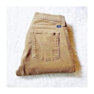 Lucky Brand Sofia Skinny Lt Brown Pants Corduroy SZ8 Ankle